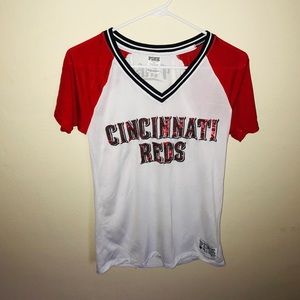 Victoria Secret Pink Cincinnati Reds Jersey/Tee